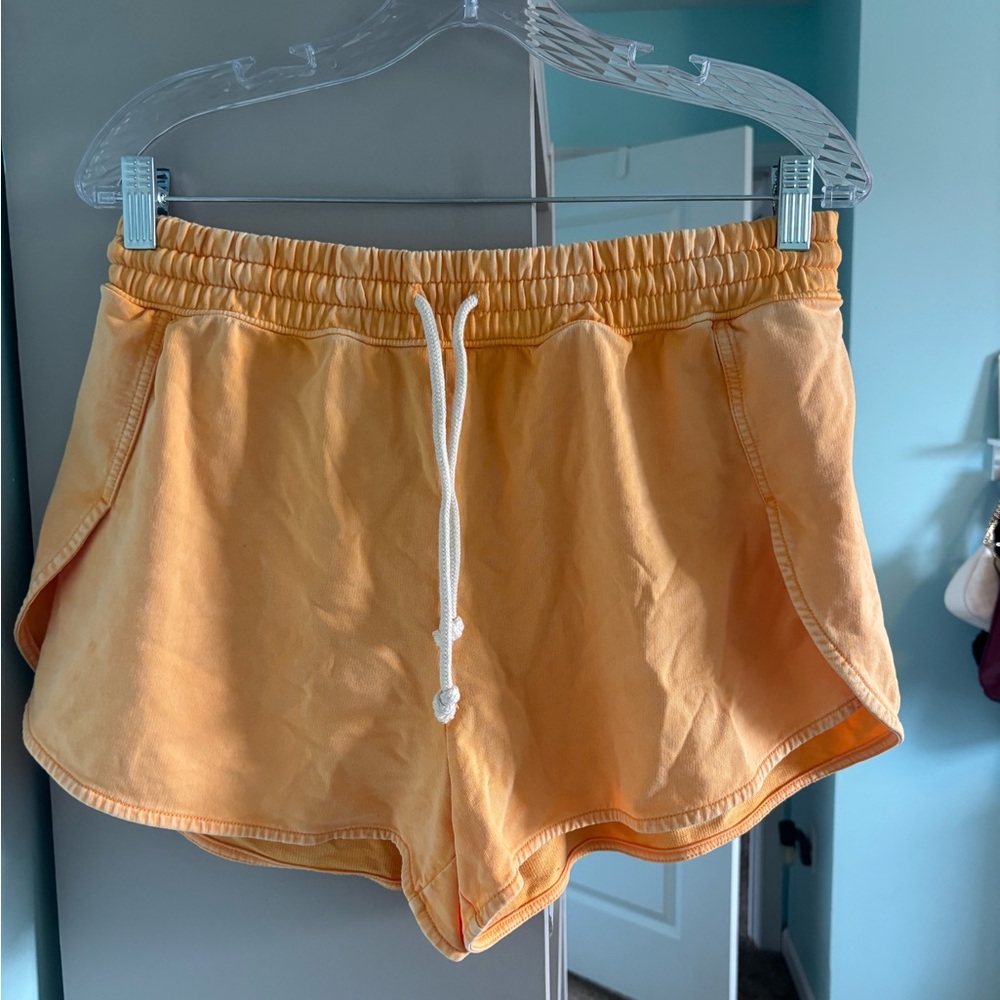 Aerie Women's Athletic Shorts in Orange